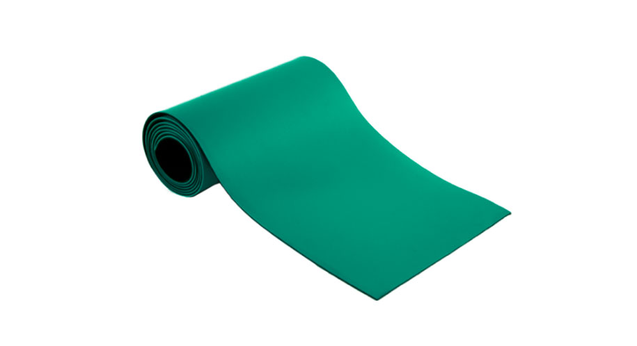 Tapete Bicapa Disipativo Estatec verde 90 cm x 10 m